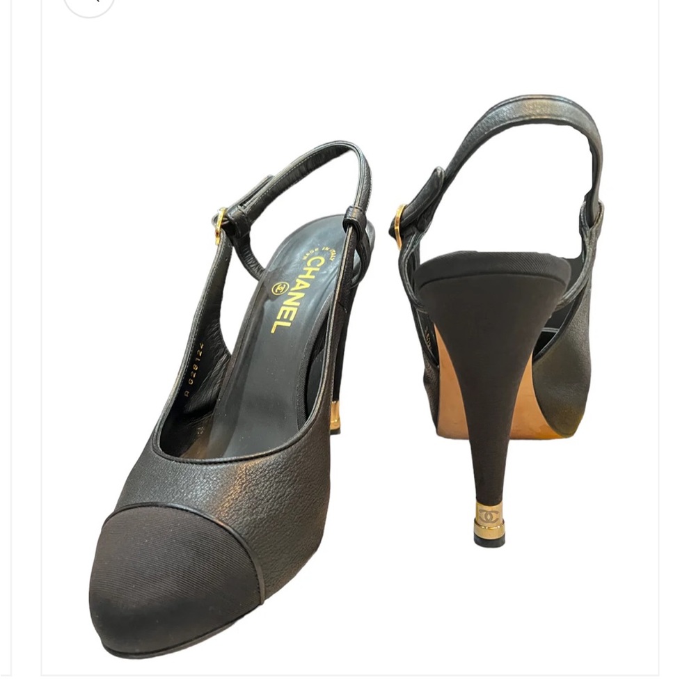 Chanel slingback heels